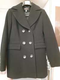 Палто KENSOL - размер 42 - цвят черен