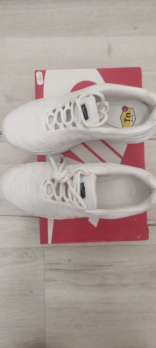 Nike air max plus triple white