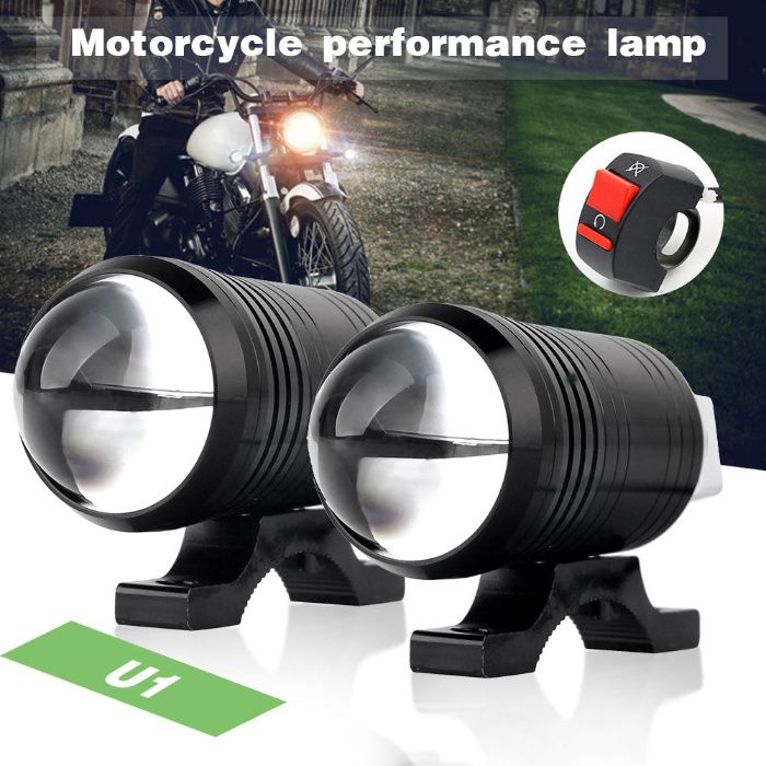 Proiectoare moto ATV Led + Lupa