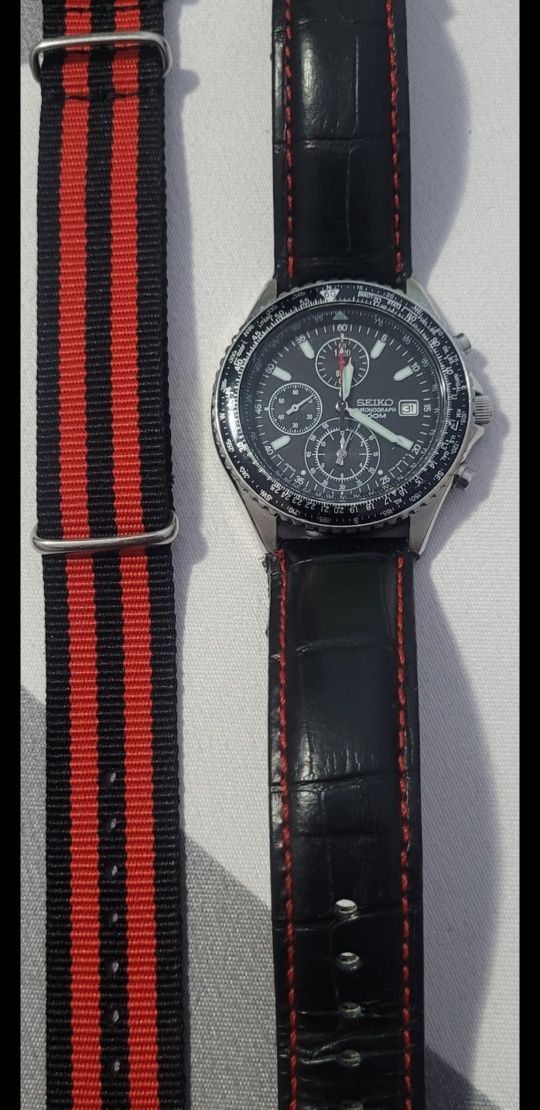 Ceas seiko cronograf pilot