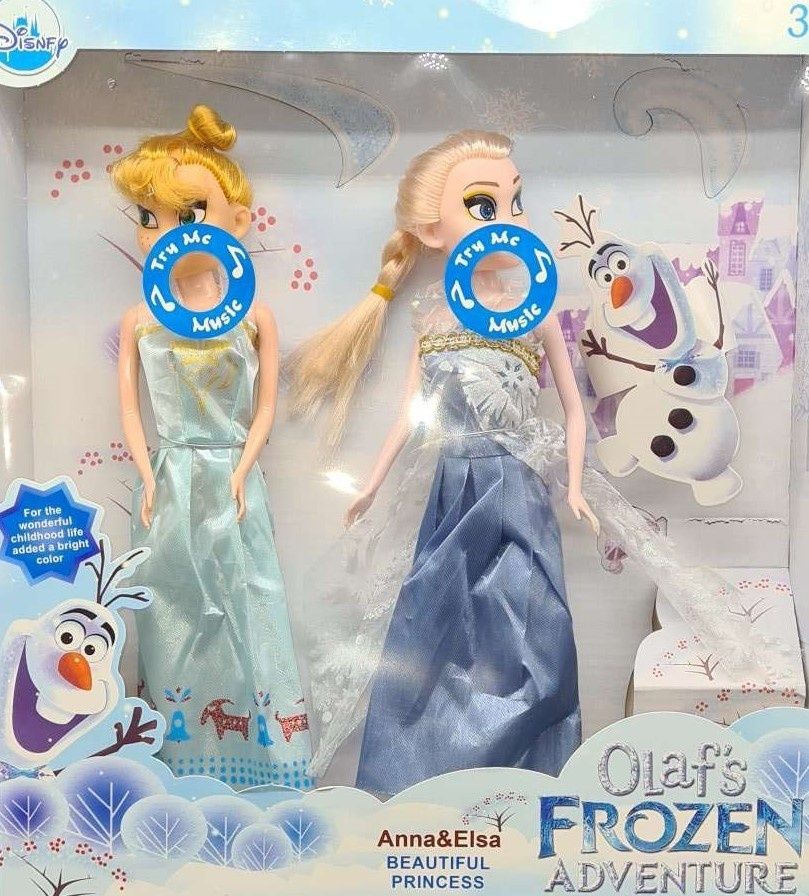 Анна и Елза пеещи кукли