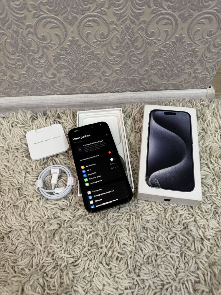 Айфон 15 Про 256 ГБ Iphone 15 Pro 88 % АКБ ВСЕ РАБОТАЕТ