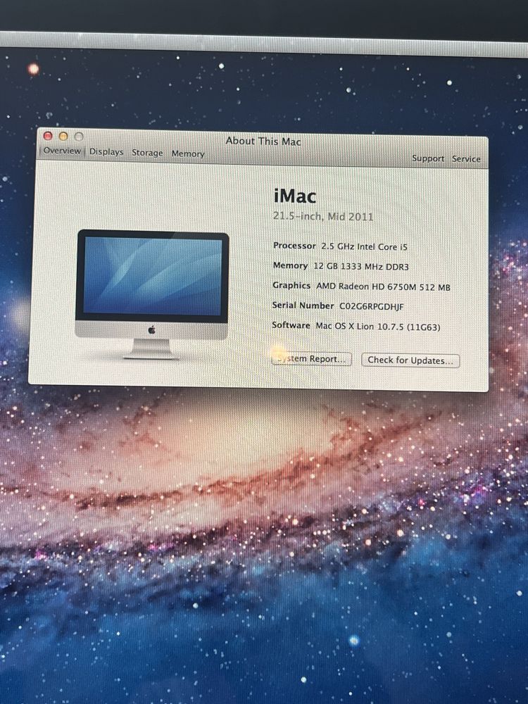 iMac 2011 21.5”