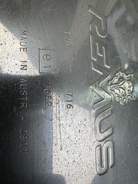 Toba finala Remus, inox, made in Austria, 2 evacuari