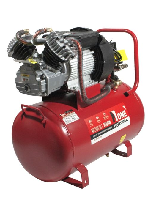 Компрессор поршневой, масляный NUMBER ONE NAC2500/50-1, 2500 Вт 50 л