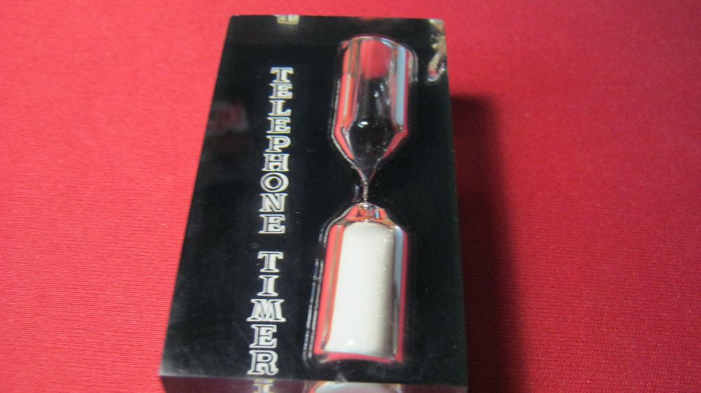 Clepsidra de colectie, telefonica,10 minute,1974.