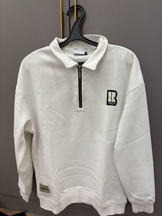 Полузамок белого цвета в L размере