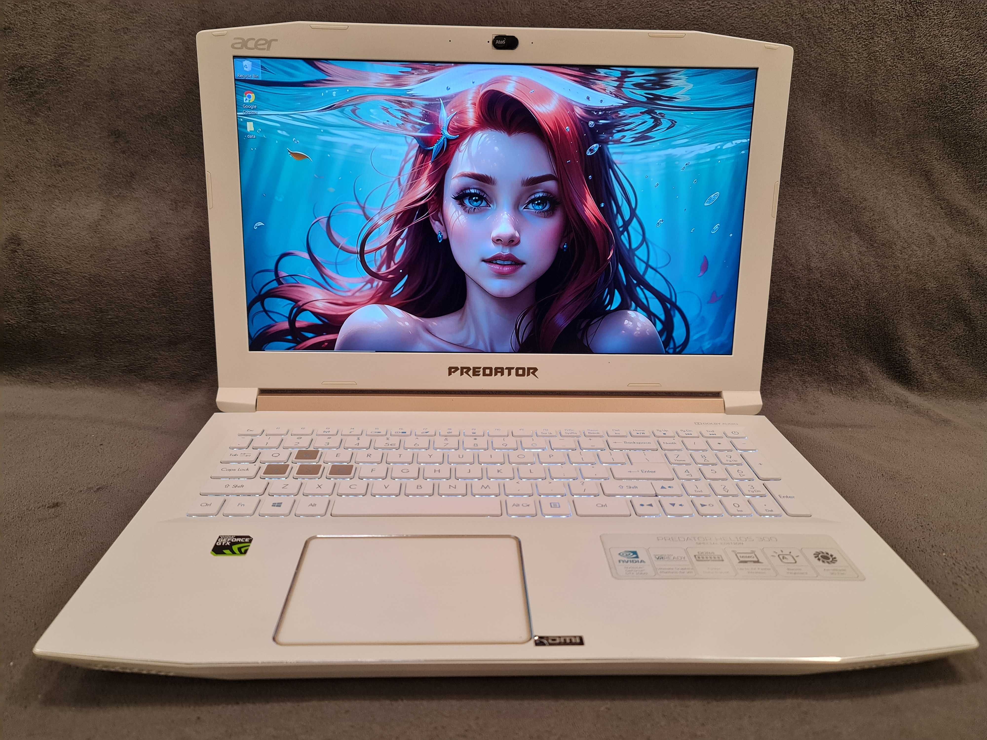 laptop gaming Predator nou, video 6 GB , ram 32 gb, model rar