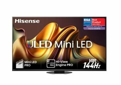 Нов MINI LED телевизор Hisense 65" (165.1 см) 65U8NQ, Smart TV, 4K