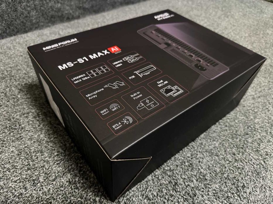 Minisforum MS-S1 Max / AMD Ryzen AI Max+ 395 / 128+2Tb / NOU