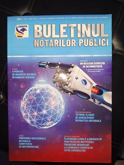 Buletinul Notarilor Publici. Nr.6. 2024.