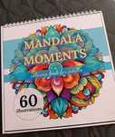 Mandala Moments, carte de colorat antistres pentru adulti, 21x21cm