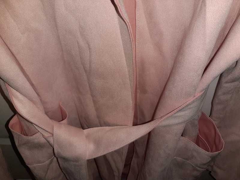 Jachetă Legenda Jackets, roz, catifelată, nouă