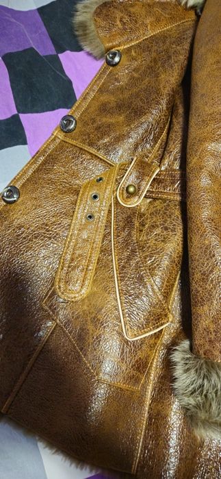 Cojoc dama piele naturala imblanit