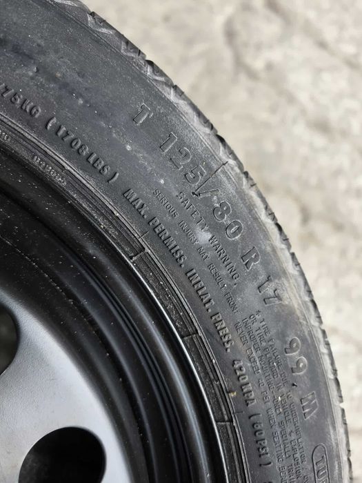 Резервна гума 17 - ка тип патерица BMW E46