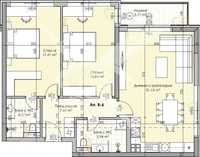 Тристаен апартамент в Кършияка 441 - 15682