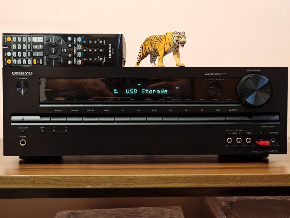 Onkyo TX-NR535. Piesă Hi-Fi superbă. Bluetooth, Wireless. Preț fix !