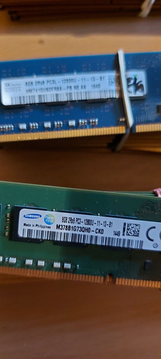 Lot ram desktop 8gb ddr3 pc3l samsung-minim 20buc