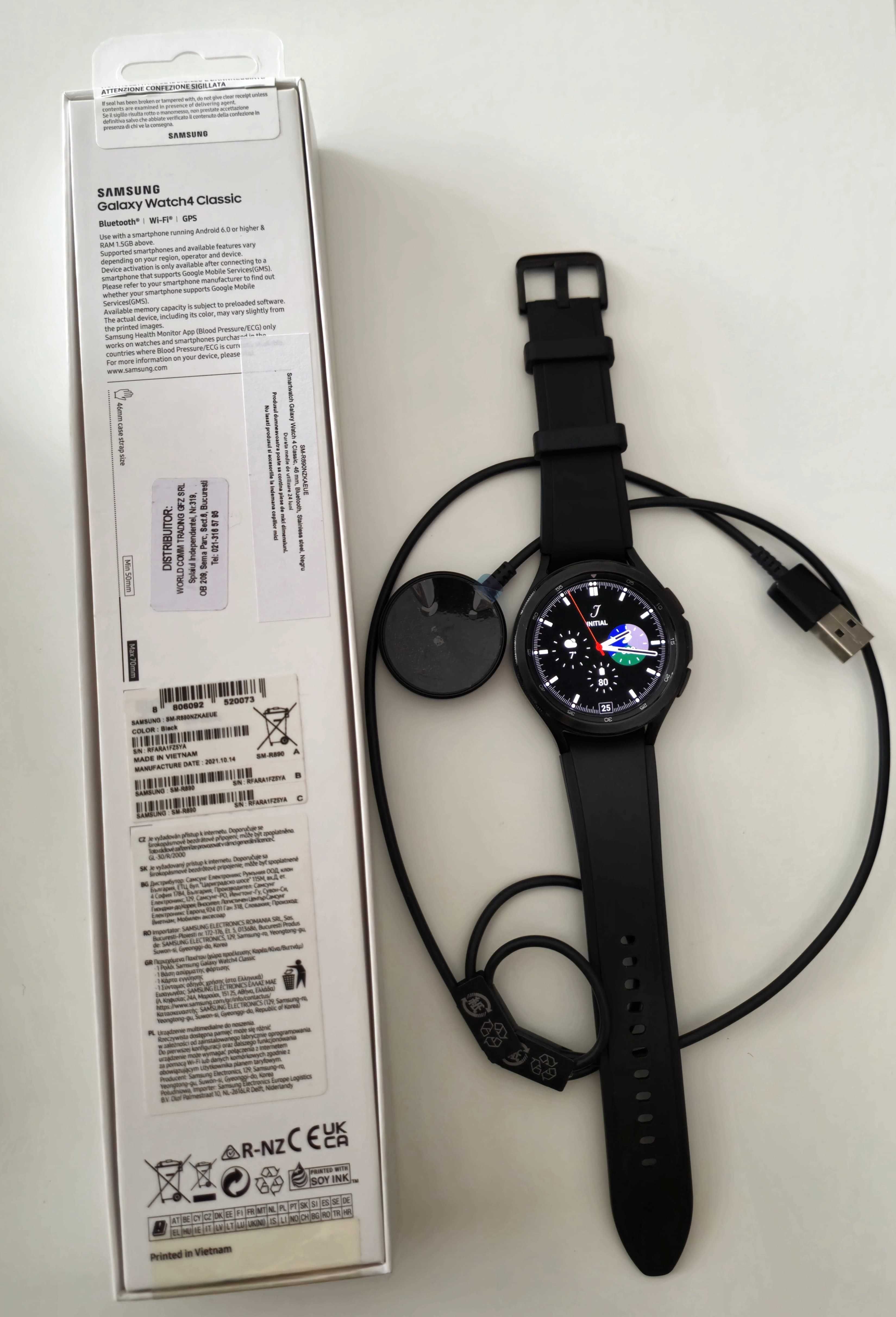 Samsung Galaxy Watch4, 46mm, BT, Classic, BLACK