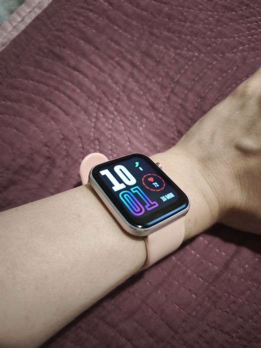 Смарт часовник Riversong - Motive 5E, SW55, 1.69'', pink