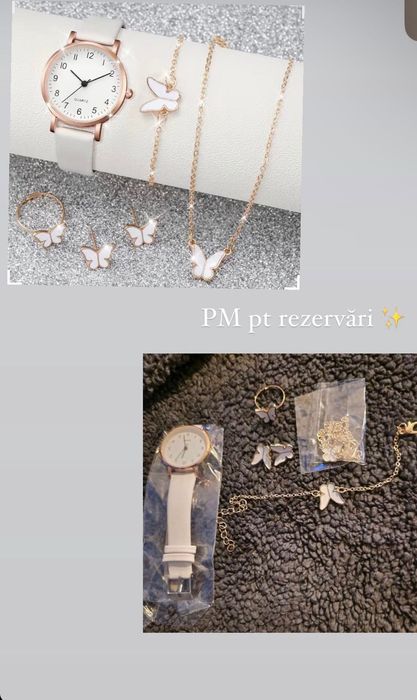 Bijuterii placate de aur de 14/18K, seturi de ceasuri și bijuterii