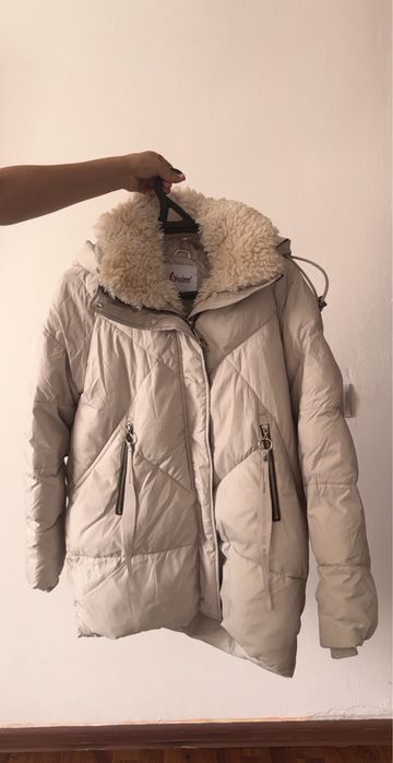 Куртка зимняя, белая, теплая