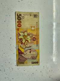 Vând 2 bancnote de 5000 de lei din anul 1998