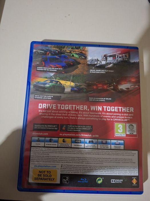 Игра за Ps4 driveclub