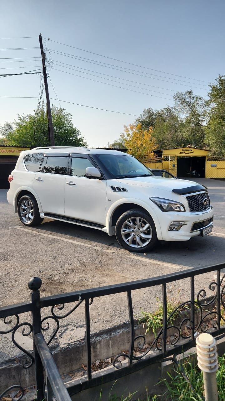 QX80 2015год все опции