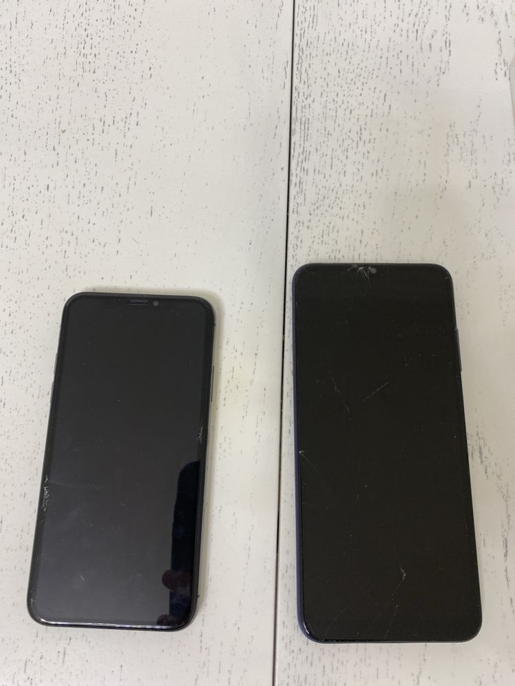 Самсунг А03S и IPhone 10 с коробкой