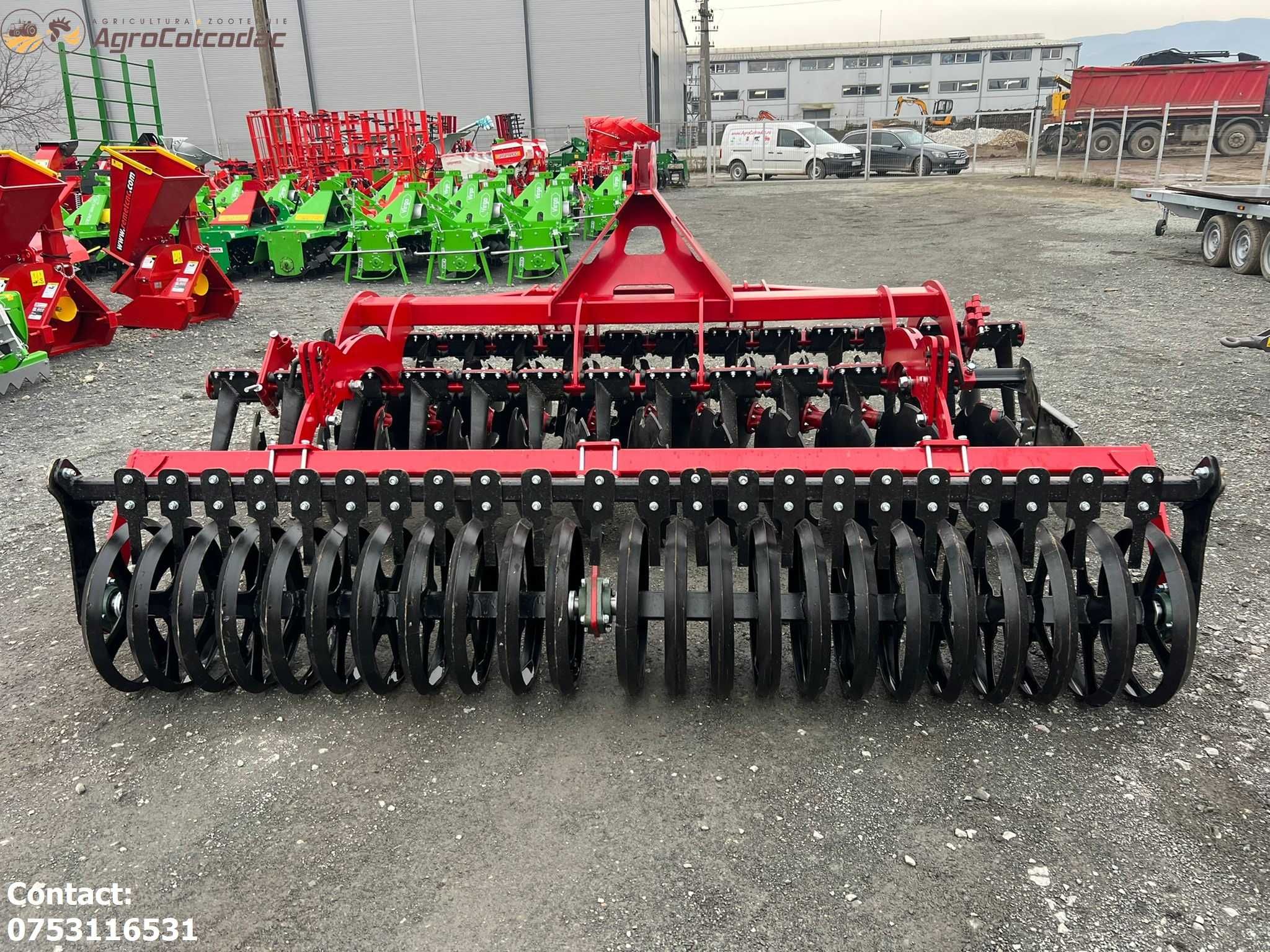 Terradisc agricol 4 m cu tavalug VINCLU