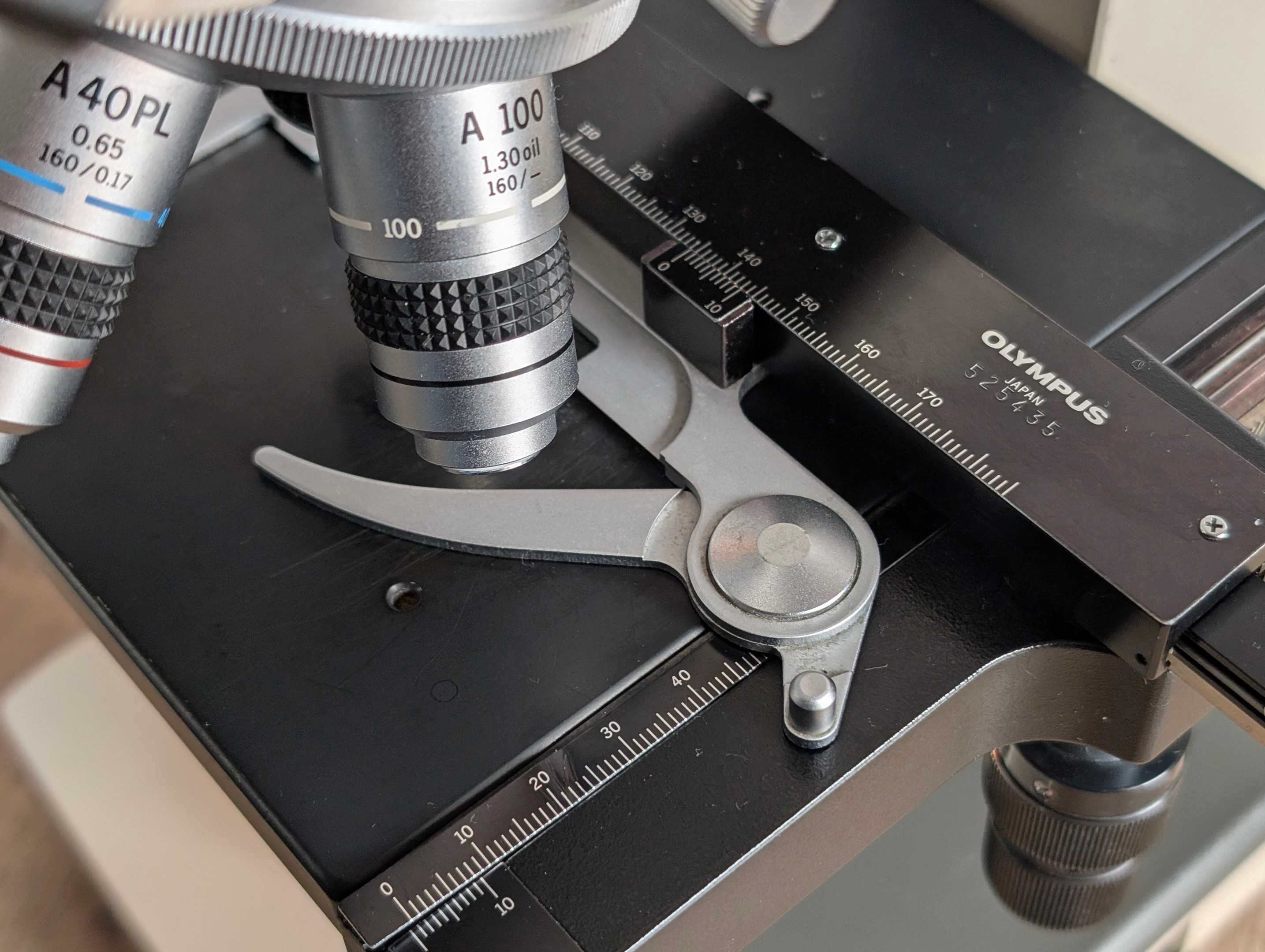 Microscop Olympus CHT cu 4 Lentile: A4 / A10 / A40PL si A100 oil