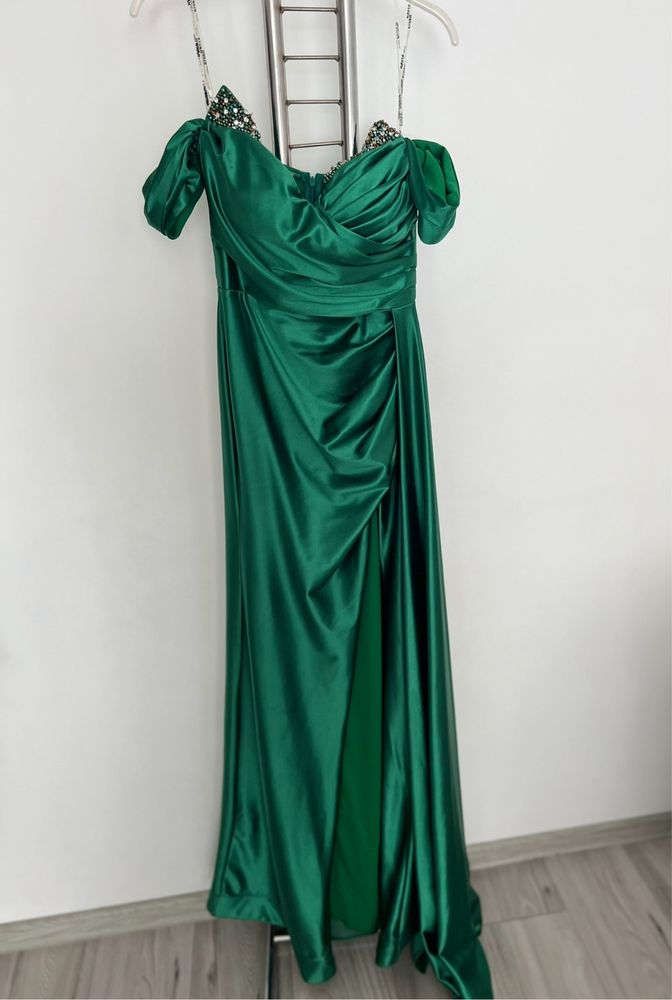 Rochie ocazie culoare verde smarald