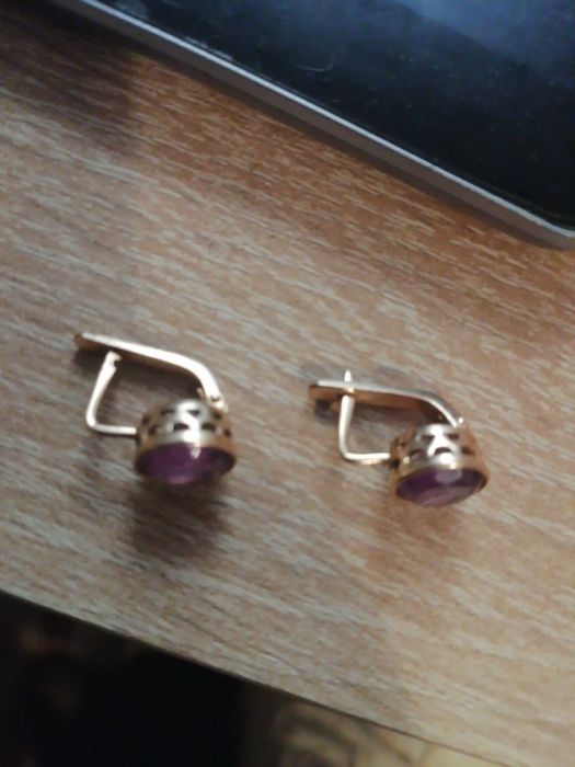 Руски, златни обици