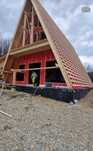 Cabane stil-frame  case din lemn la gata sau la rosu