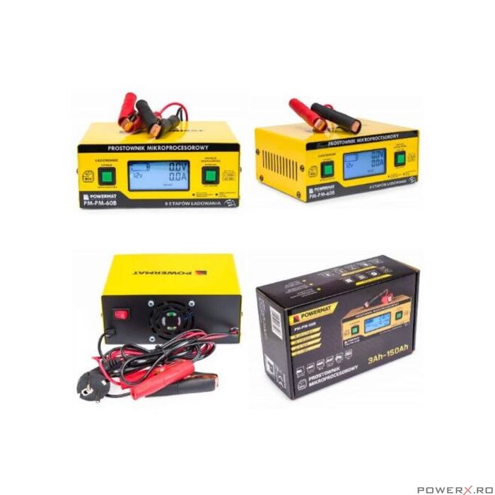 Redresor cu microprocesor 60B Baterie 6V-12V, Powermat