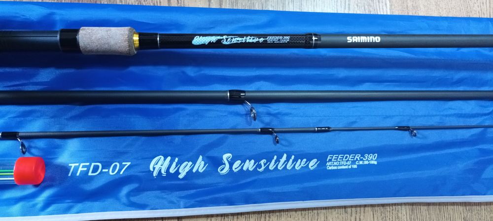 SET 2 Lansete Feeder 3.90m Saimino WindBlade + 2 Mulinete FL Sparkler