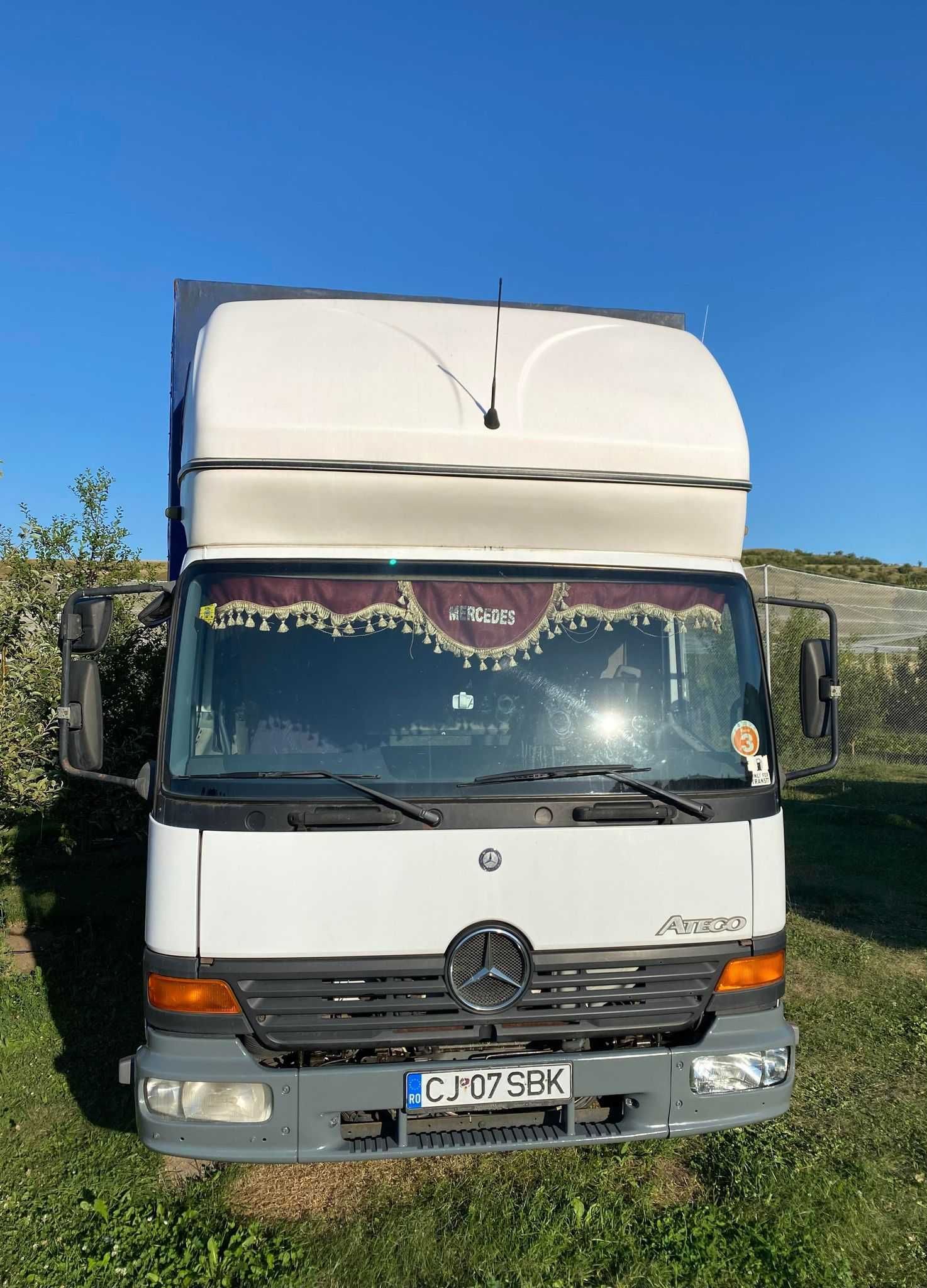 Mercedes Benz Atego 815, 7.49 tone, 7.20m lungime, 18 europaleti