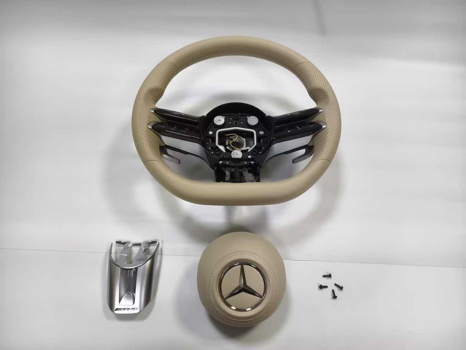 Спортен Кожен/Карбонов Волан AMG Mercedes A/B/C/CLA/CLS/E/G/GLC/GLS