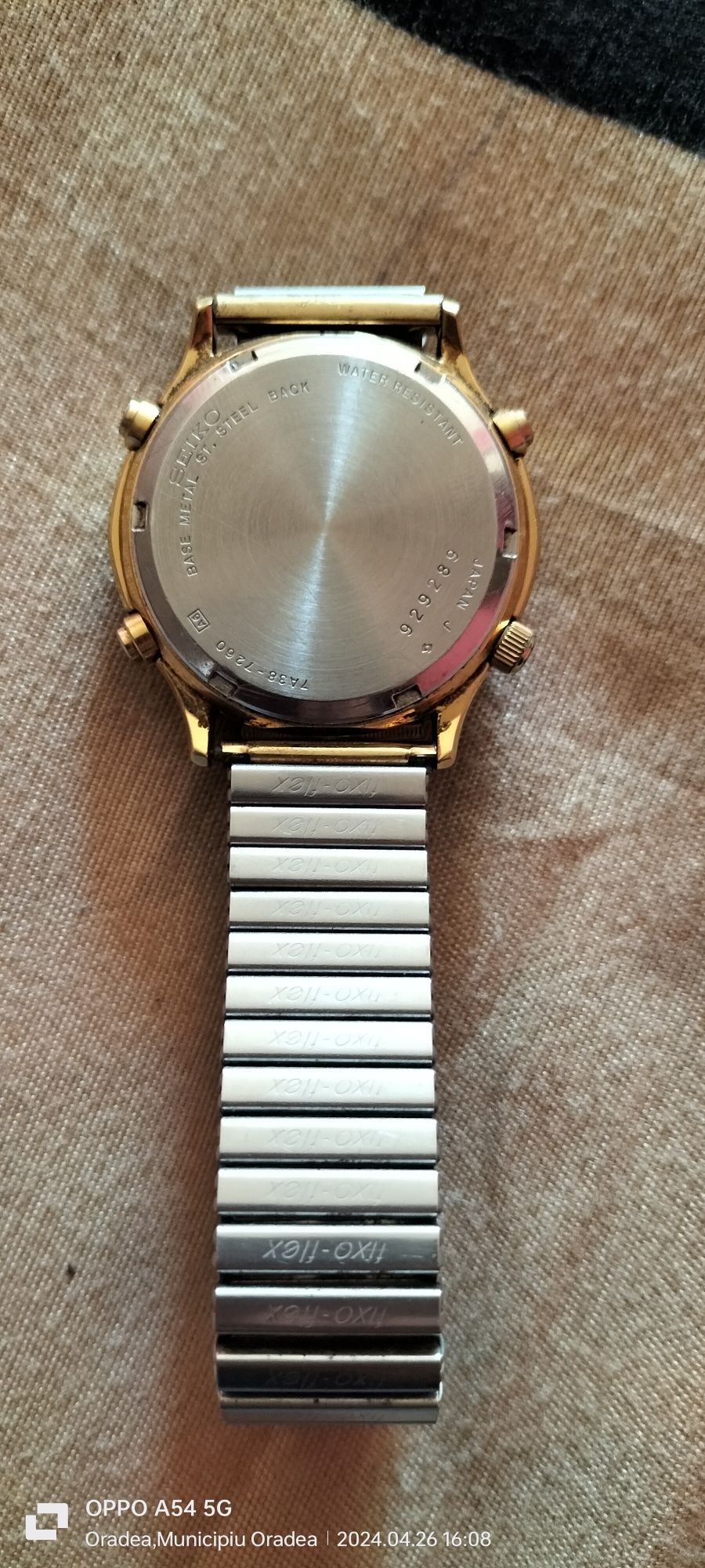 Seiko cuartz cronograph