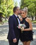 Rochie nasa, majorar, party, pene, bijuterie