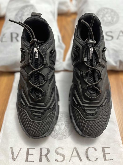 #LIVRARE GRATUITĂ# Adidasi/sneakers high/ghete Versace Greca Labyrinth