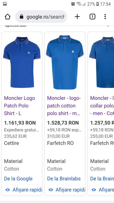 Tricou Moncler polo