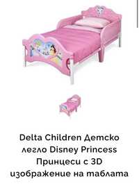 Delta Children Детско легло Disney Princess Принцеси с 3D