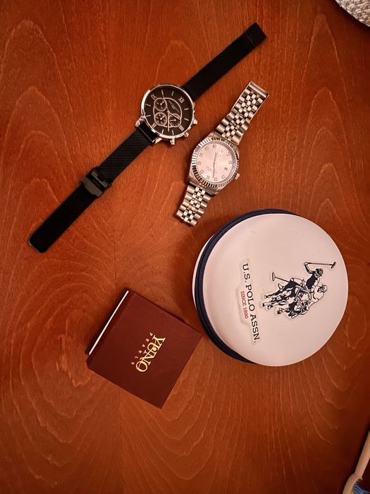 Комплект,часовници Ralph Lauren,Annie Rosewood,сребърни обеци Yuno