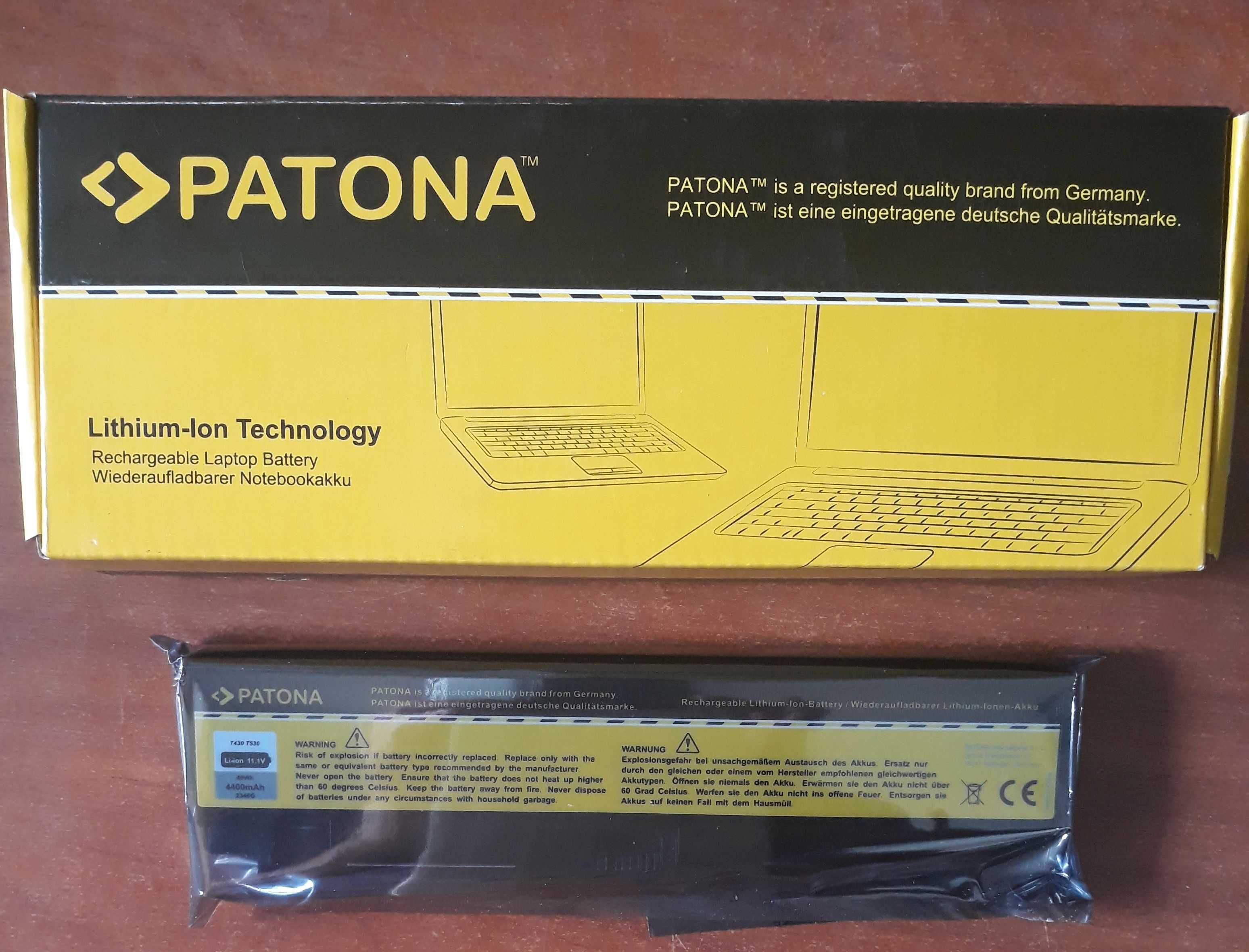 Baterie Patona Lenovo ThinkPad L430 T430 T530 W520 W530 sigilata