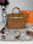 Geanta de lux HERMES Birkin 30 cm piele naturala 100% cadou C:2