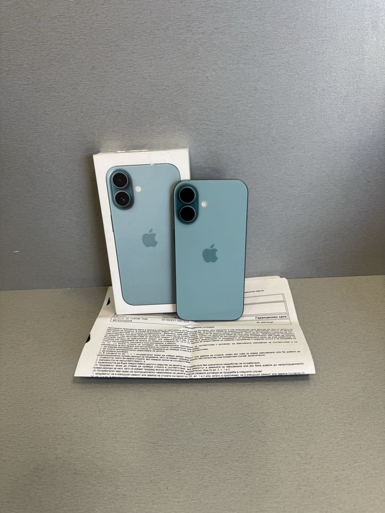 Продавам отличен iPhone 16  37 цикъла