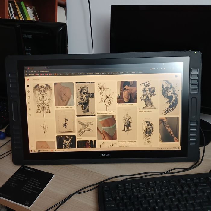 Tableta Grafica LCD Huion Kamvas Pro pen 22 . 48x27 cm . 55 cm diag