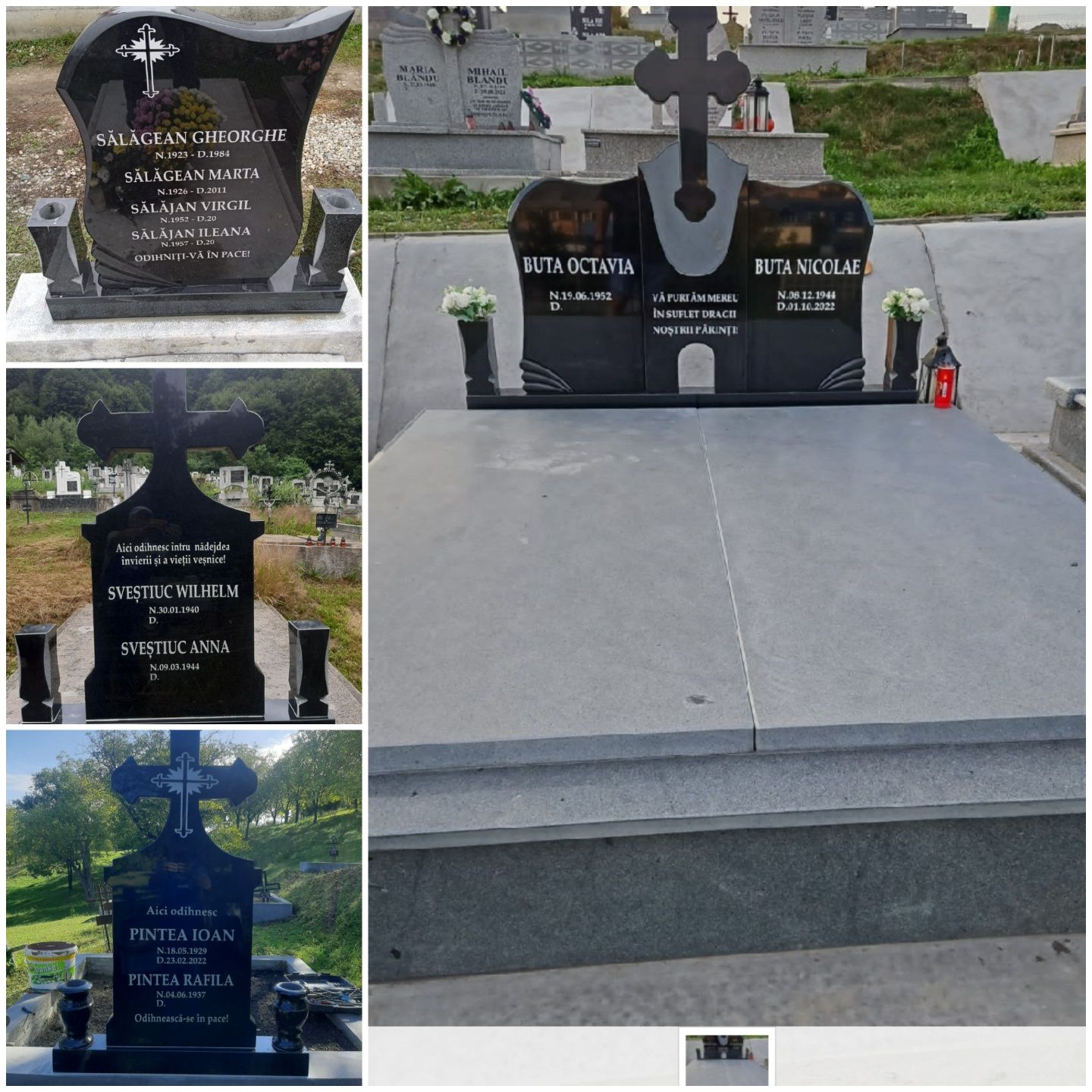 Cruci și monumente funerare
